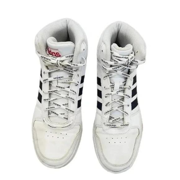 Adidas Hoops 2.0 Mid 'White Legend Ink' FY8616 Basketball Shoes/Sneakers Men's 9 - Picture 4 of 8